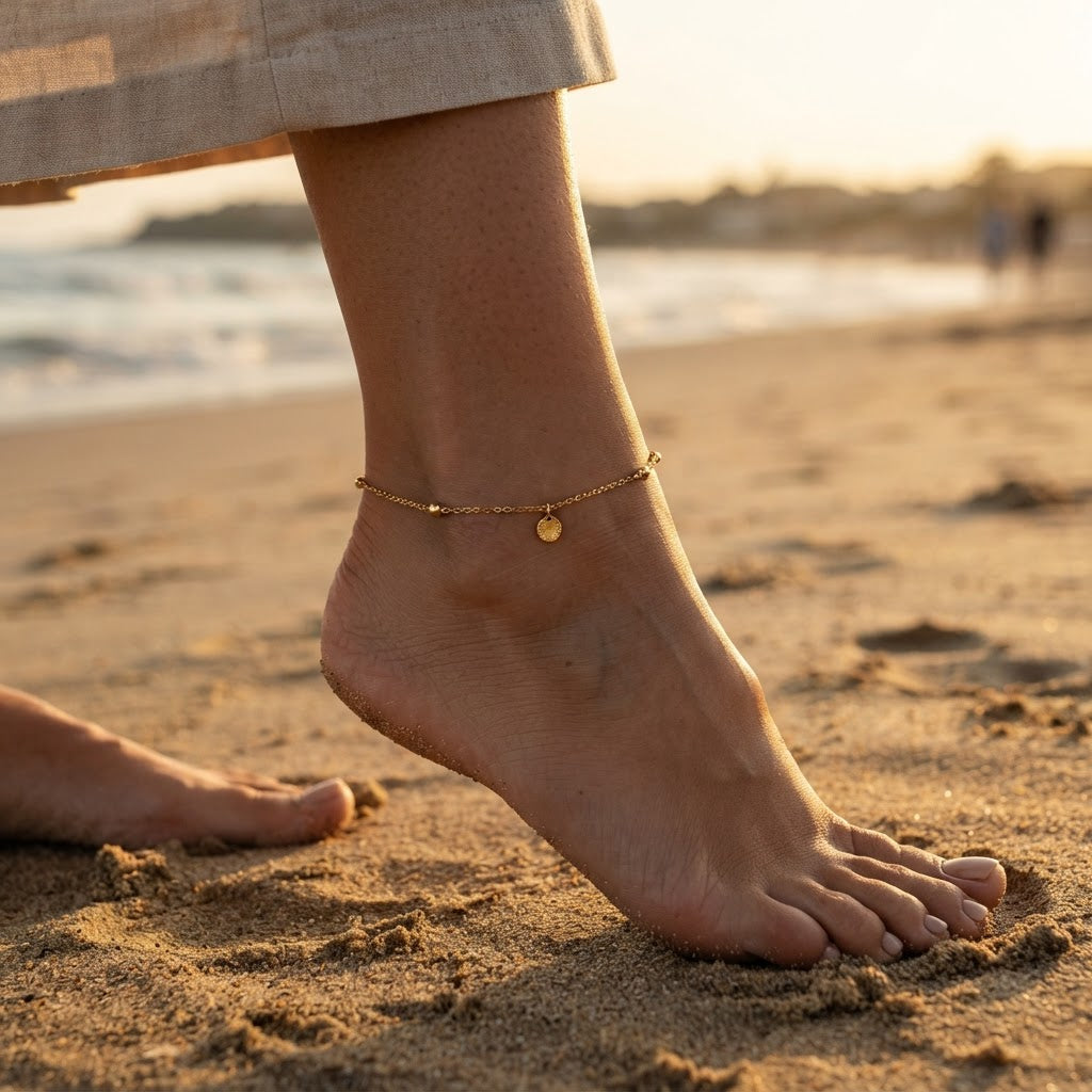Gold Anklets