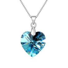 Imported Crystal Necklace - Heart Pendant Choker
