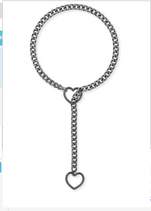 Heart Slip Chain Necklace for Women