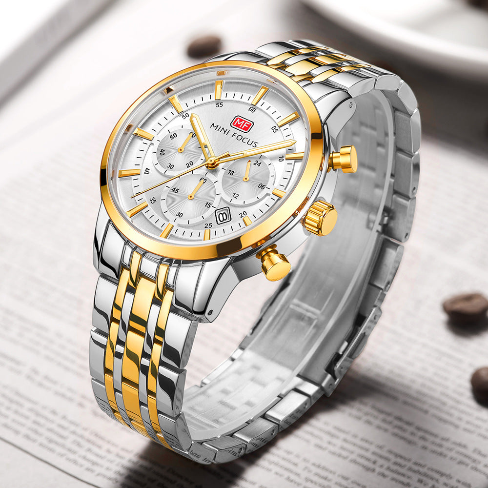 LUXE GLOW Men's Elegant Business Watch