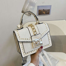 The Cross-Stitch Charm - Retro-Inspired Single-Shoulder Messenger Bag