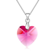 Imported Crystal Necklace - Heart Pendant Choker