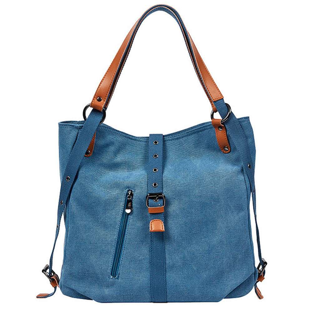 The Versatile Voyager - Convertible Canvas Backpack and Tote