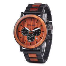 Zebra Wood Elegance Quartz Watch