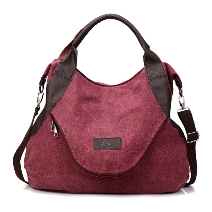 Vintage Canvas Tote Bag: Spacious & Stylish