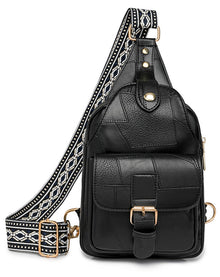 Chic Women's Leather Crossbody Sling