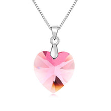 Imported Crystal Necklace - Heart Pendant Choker