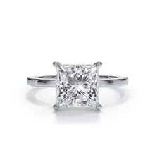 2.00 CTW AGI Certified Lab Grown Diamond Solitaire Engagement Ring – G-VS Clarity, 14K White Gold