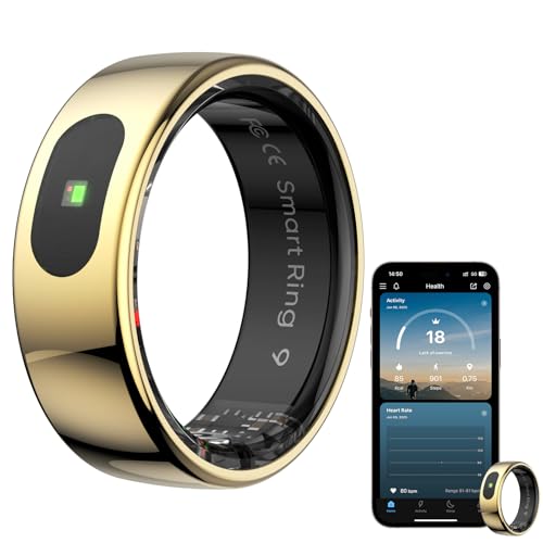 Wellness Smart Ring with All-Round Tracking (Gold 9)