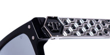 Philipp Plein Spp080 Plein Badge 23kt Gp Sunglasses