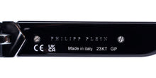 Philipp Plein Spp080 Plein Badge 23kt Gp Sunglasses