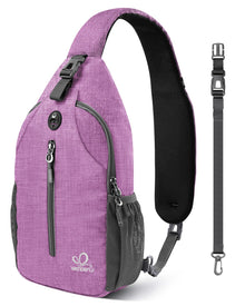 ComfyStrap Sling Crossbody Backpack: Compact Hiking and Daypack for Women