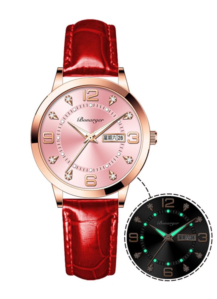BESTKANG Elegance Luminous Women's Leather Watch