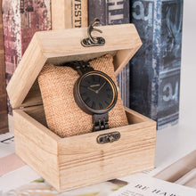 EcoStyle Maple & Ebony Wooden Watch