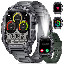 LIGE Rugged Military Smart Watch with LED Flashlight