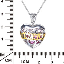 Heart Necklace for Women with Chain Pendant