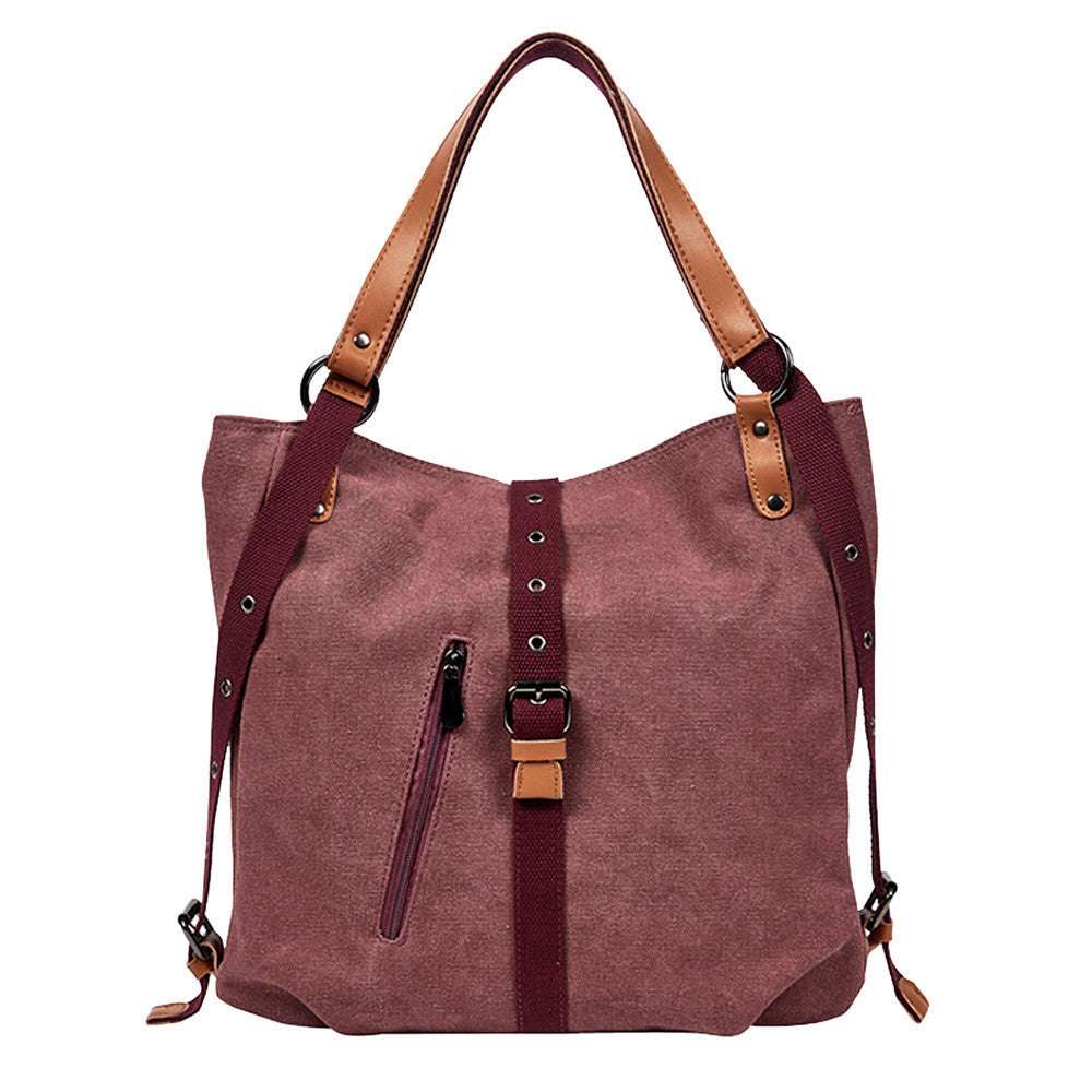 The Versatile Voyager - Convertible Canvas Backpack and Tote