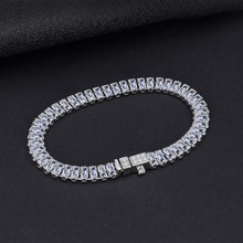 High Carbon Simulation Diamond Bracelet Chain – Heart Shape (16cm)