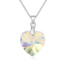 Imported Crystal Necklace - Heart Pendant Choker