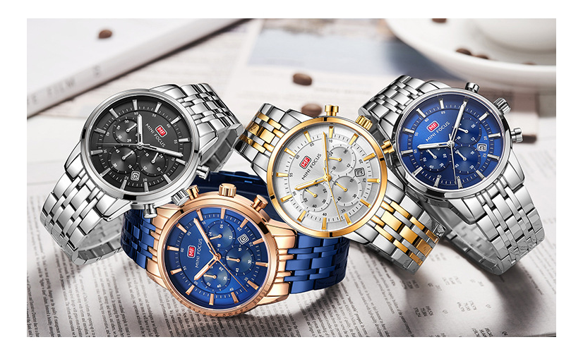 LUXE GLOW Men's Elegant Business Watch