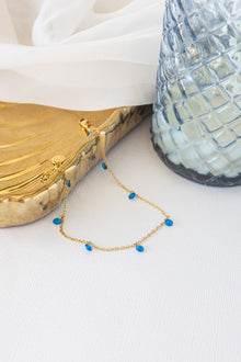 Madison Anklet in Blue