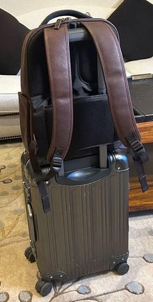 16" Cambridge Full-Grain Leather Laptop Backpack