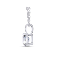 1.50 Ctw Round Lab Grown Diamond Pendant Necklace in 14K Gold – F Color VS Clarity | AGI Certified