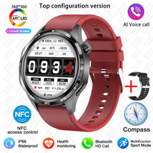 BOXUXING 2026 New Smart Watch Men Watch 5 Pro AMOLED HD Screen Bluetooth Call GPS Trajectory NFC Heart Rate Compass SmartWatches
