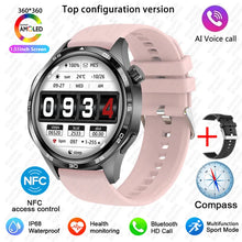 BOXUXING 2026 New Smart Watch Men Watch 5 Pro AMOLED HD Screen Bluetooth Call GPS Trajectory NFC Heart Rate Compass SmartWatches