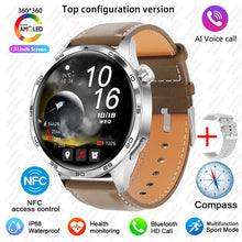 BOXUXING 2026 New Smart Watch Men Watch 5 Pro AMOLED HD Screen Bluetooth Call GPS Trajectory NFC Heart Rate Compass SmartWatches