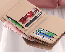The Festive Fawn: RFID-Blocking PU Leather Wallet with Christmas Deer Design
