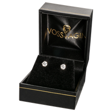 1.50 CTW Certified Genuine Moissanite Stud Earrings – DEF Color, IF–VS1 Clarity, 14k Gold Over Sterling Silver