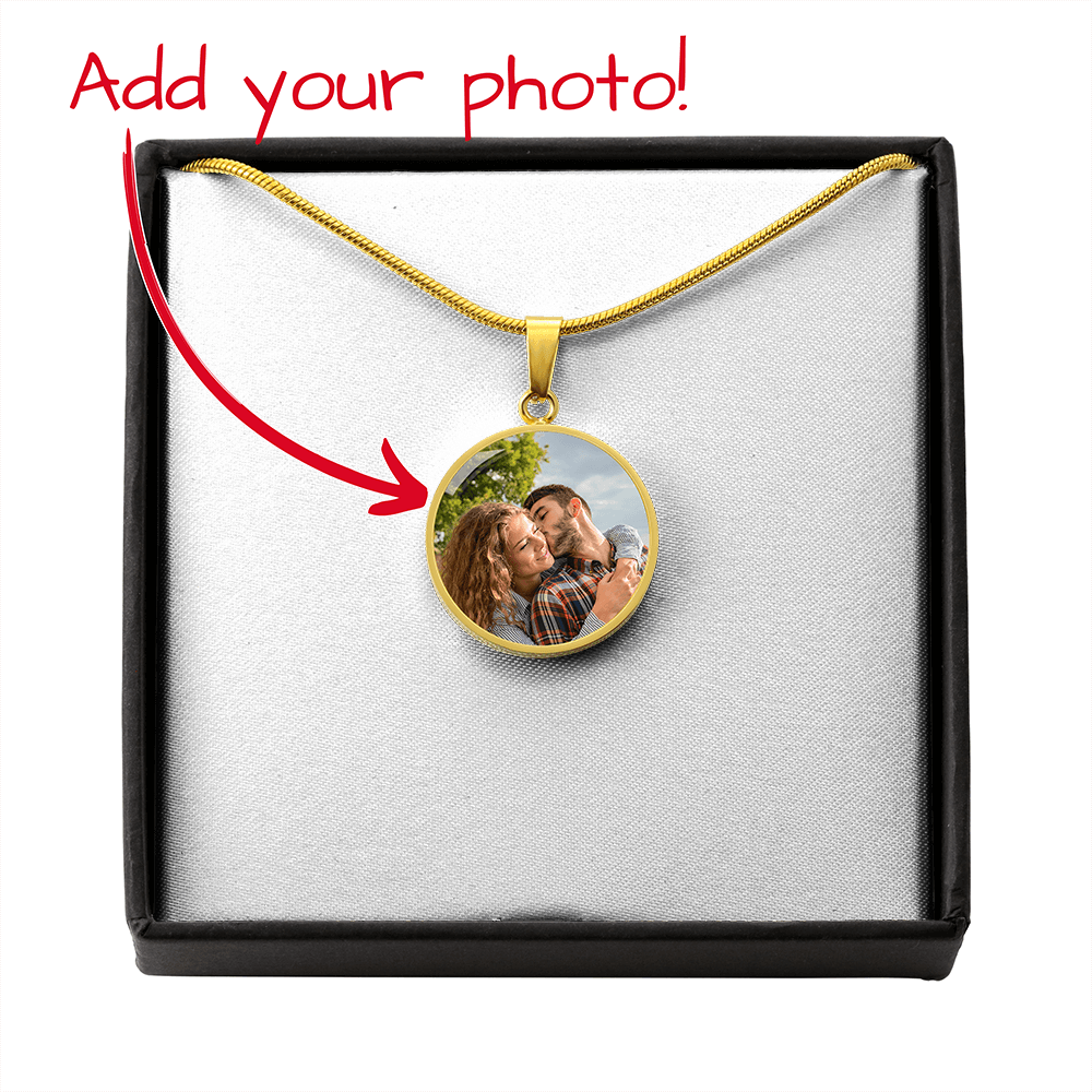 Hold You Close Custom Photo Pendant