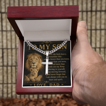 Cross of Courage™ Personalized Cuban Link Chain