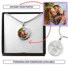 Hold You Close Custom Photo Pendant