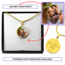 Hold You Close Custom Photo Pendant