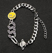 Cuban Diamond Planet Splice Bracelet