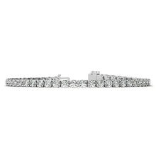 2CTW Created Moissanite Tennis Bracelet - Sterling Silver, 7" Length, White or 14K Gold Plated