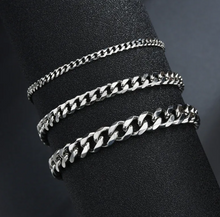 Six-Sided Cuban Chain Bracelet