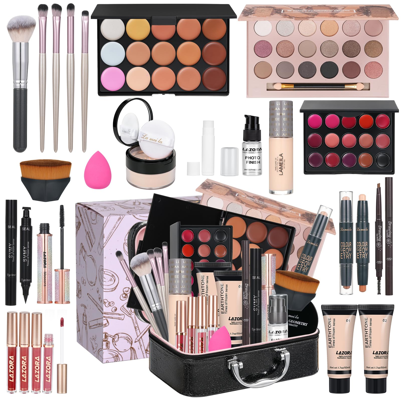 Ultimate Beauty Makeup Kit: Professional & Beginner