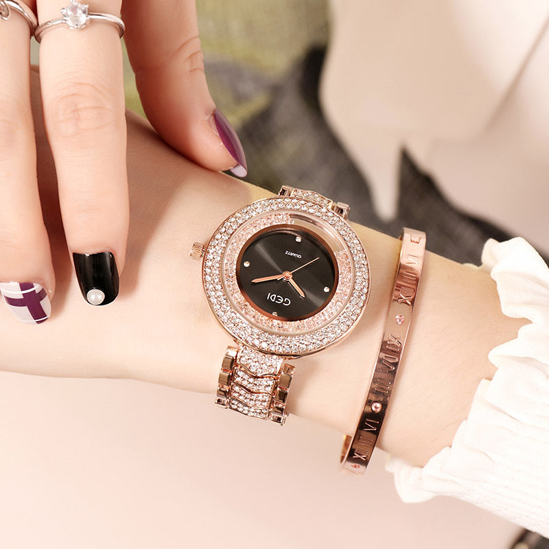 GEDI Women's Elegant Diamond Steel Watch