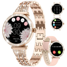 Elegant Diamond Smartwatch for Women with Bluetooth Calls
