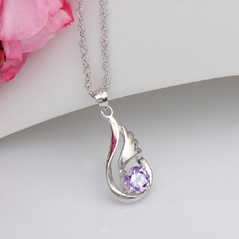 Fashion Angel Wing Pendant Necklace for Women