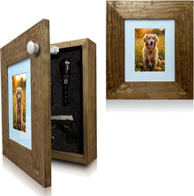 Hidden Gun Safe Picture Frame - Handcrafted Gun Concealment Furniture - Quick Access Picture Frame Safe with Magnetic Lock for Discreet & Secure Gun Storage