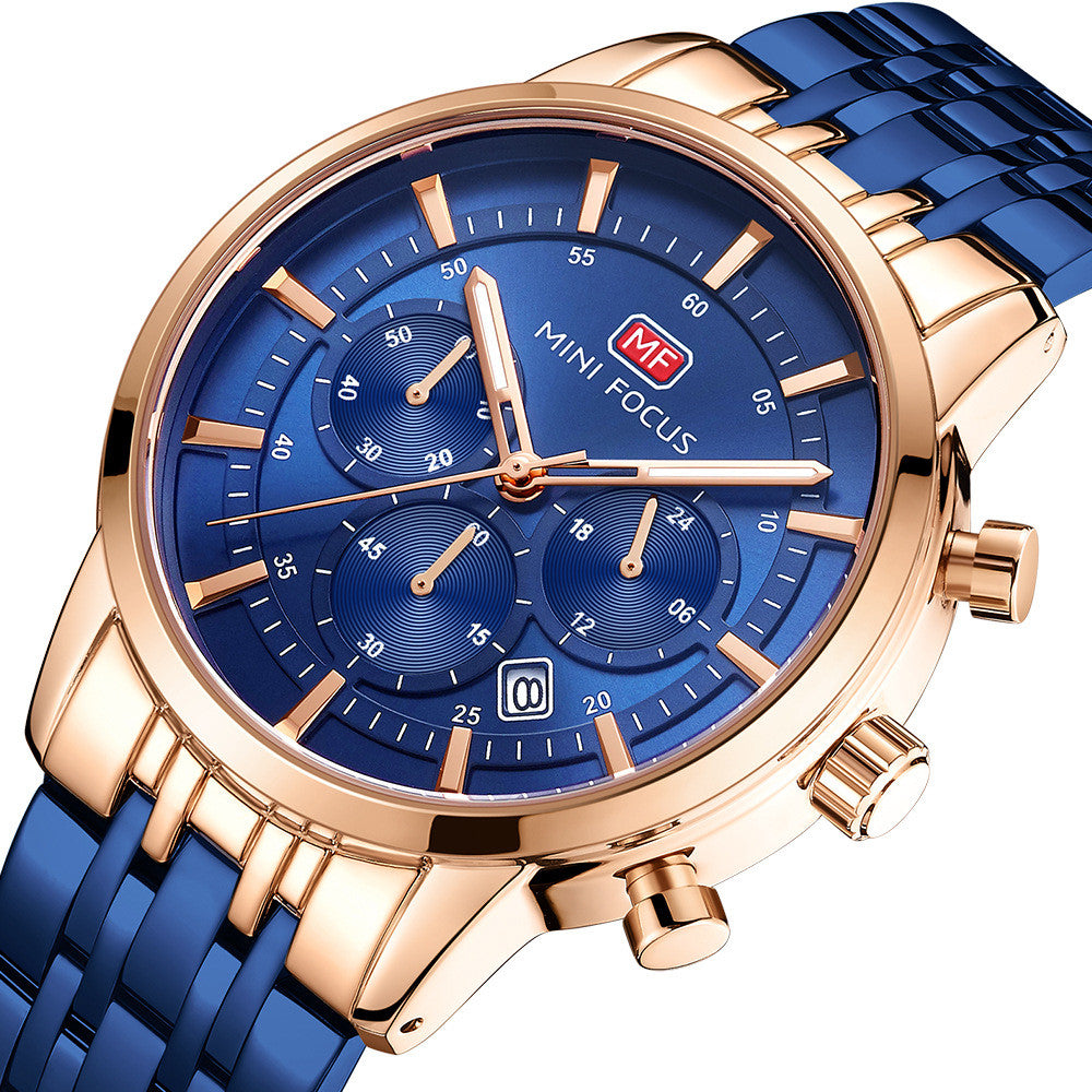 LUXE GLOW Men's Elegant Business Watch