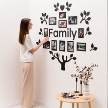 Wooden Led Family Tree - Black Ember