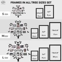 Wooden Led Family Tree - Black Ember