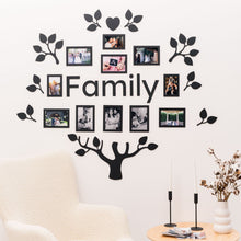Wooden Led Family Tree - Black Ember