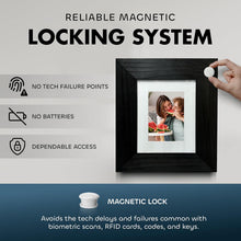 Hidden Gun Safe Picture Frame - Handcrafted Gun Concealment Furniture - Quick Access Picture Frame Safe with Magnetic Lock for Discreet & Secure Gun Storage