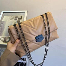 New Famous Casual Chain Crossbody Bags For Women Fashion Simple Shoulder Bag, Designer Handbags PU Leather Messenger Bags For Ladies